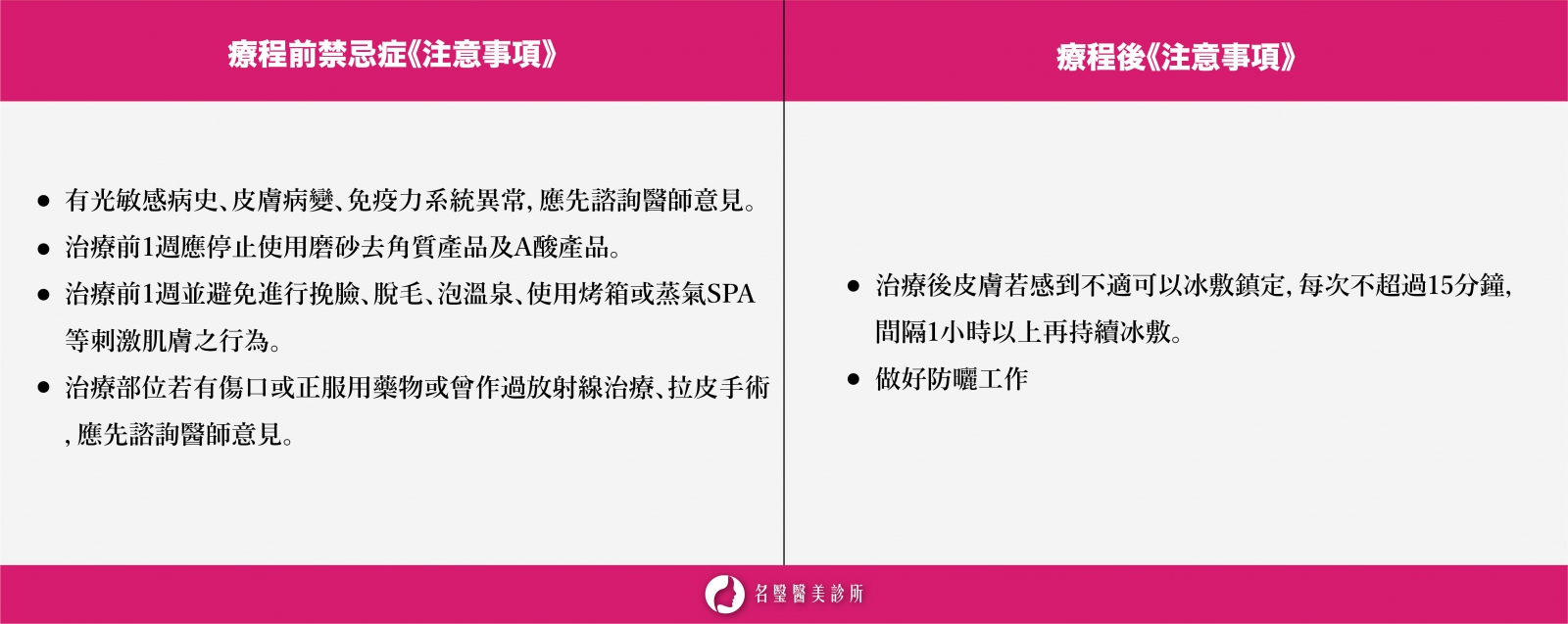 果酸煥膚療程注意事項